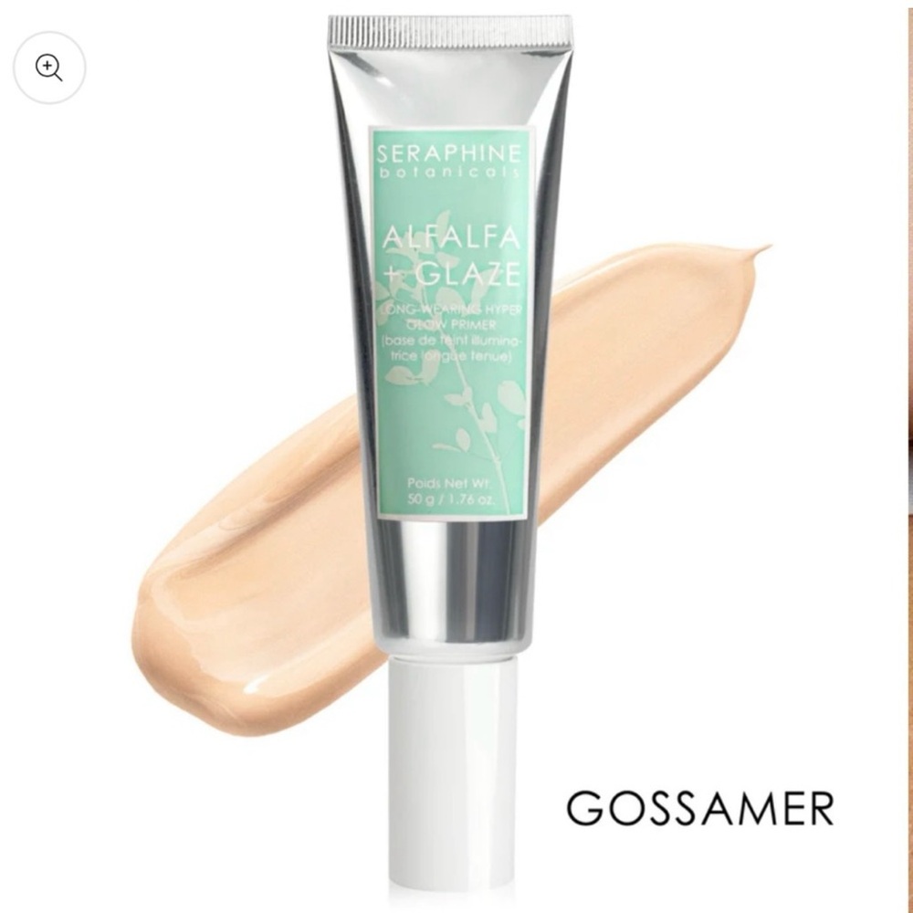 Seraphine Alfalfa + Glaze Long-Wearing Primer and beauty products bundle